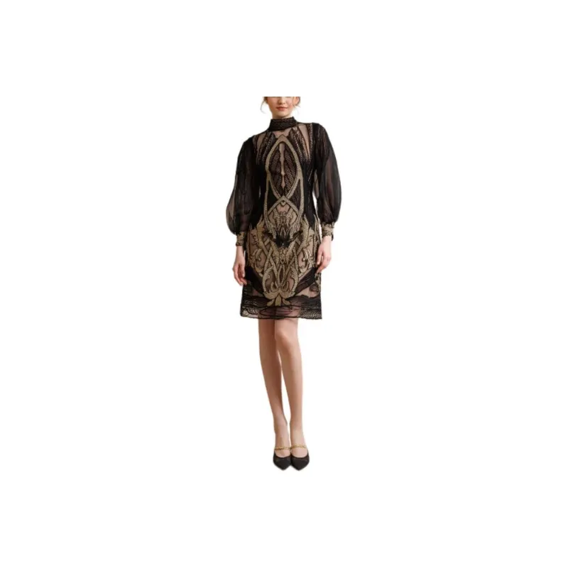 Gemy Maalouf Long-Sleeved Dresses Women's Black-0