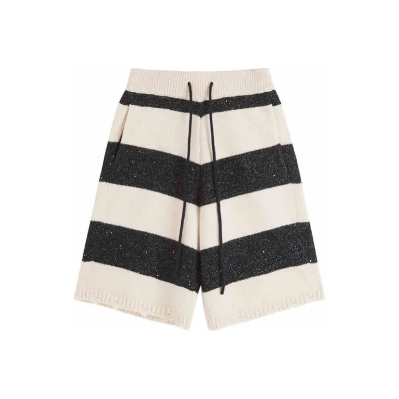 LALABOBO Casual Shorts Women's Beige-0