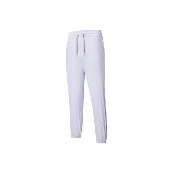 XTEP Knitted Sports Pants Women's Sheer Purple