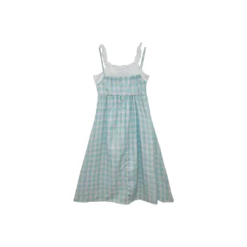 Icicofficial Slip Dress Women's Plaid
