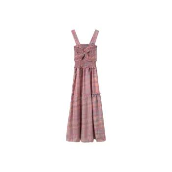 JOSR Slip Dresses Women's Plaid