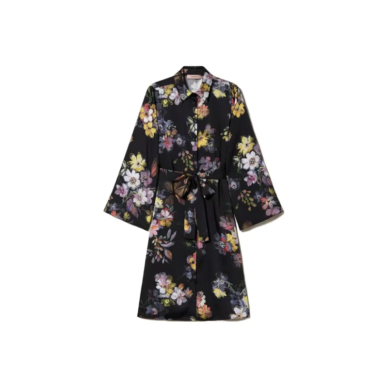 Twinset Long-Sleeved Dresses Women's Black-0