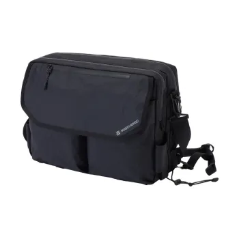KOLON SPORT Messenger Bag, Fishing Bag, Outdoor Bag Waterproof Material Black Unisex