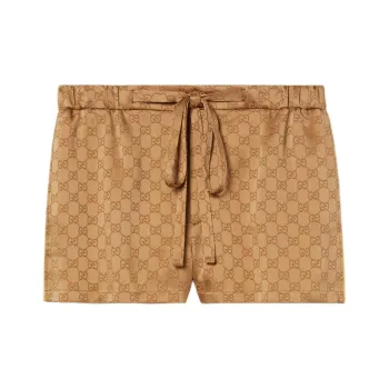 GUCCI Gg Satin Shorts