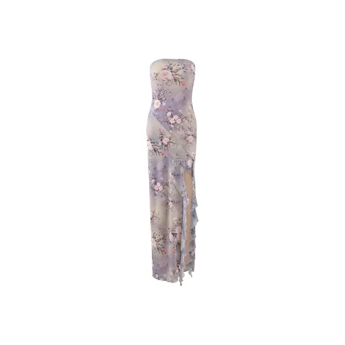 Tiger Mist THEO MAXI DRESS Sleeveless Dress Women's Gray
