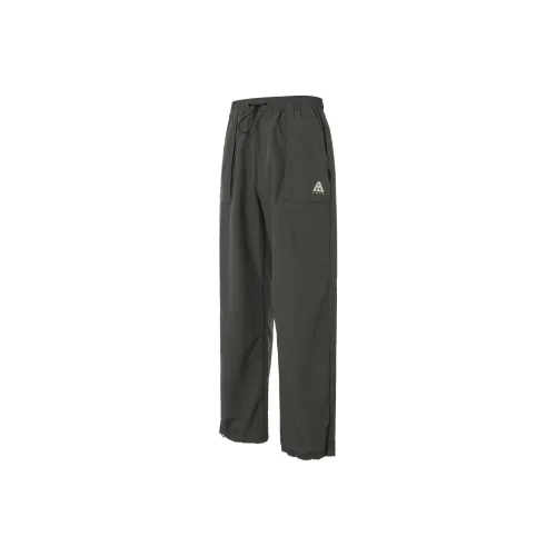 Anta Variety Training Collection Knitted Sweatpants Women's Ink Power Gray