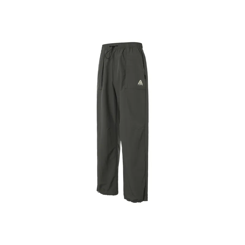Anta Variety Training Collection Knitted Sweatpants Women's Ink Power Gray-0