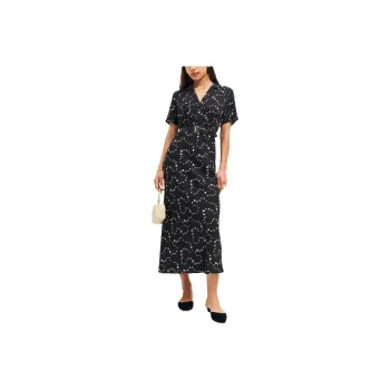 REFORMATION Short-Sleeved Dresses Women's Breezy/Black
