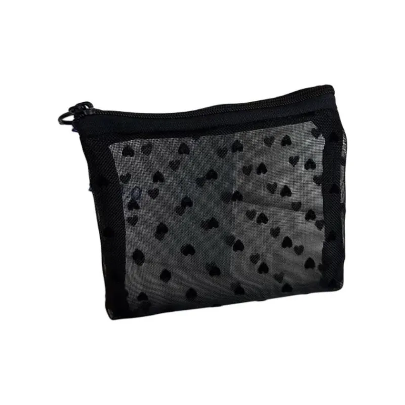 ZHENZI Gauze Makeup Bags Portable Lipstick Refillable Storage Case-4