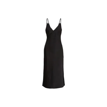 ARMANI EXCHANGE V neck Slip Dress