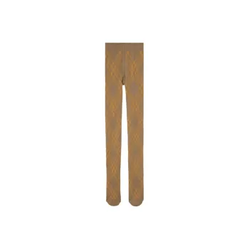 Burberry Check-pattern Wool-blend Tights