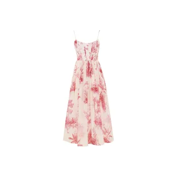Zimmermann Waverly Corset Midi Dress