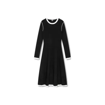 DKNY Long Sleeved Dress Women's Black