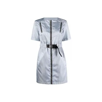 Givenchy Metallic Zip detail Short sleeved Dress