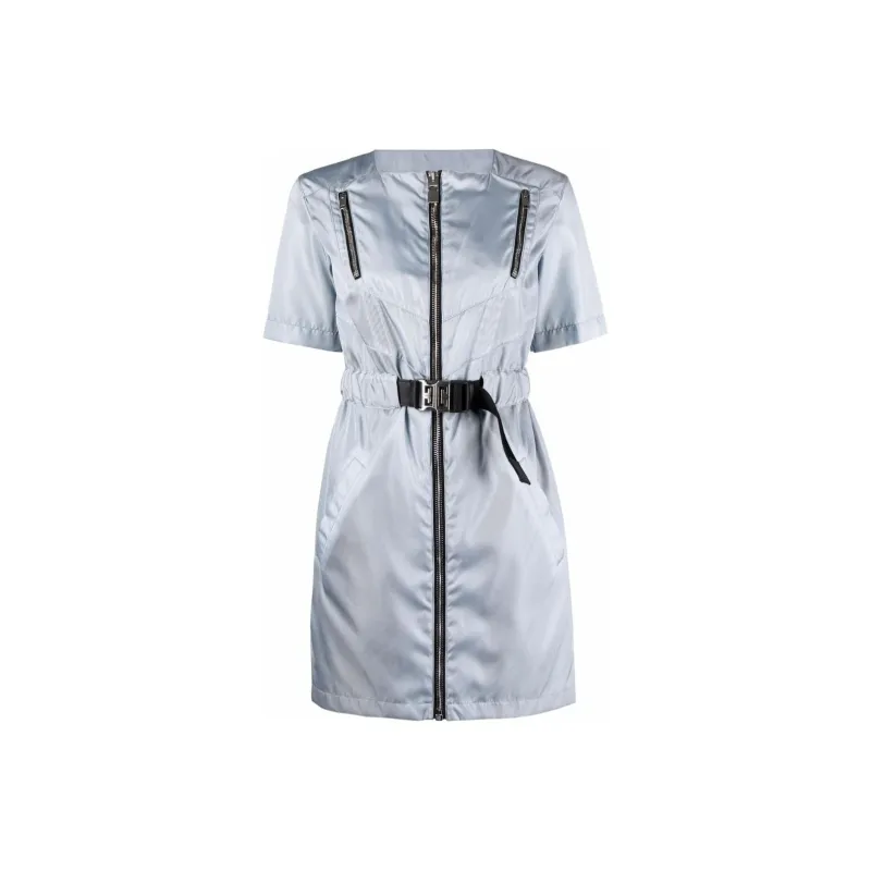 Givenchy Metallic Zip detail Short sleeved Dress-0