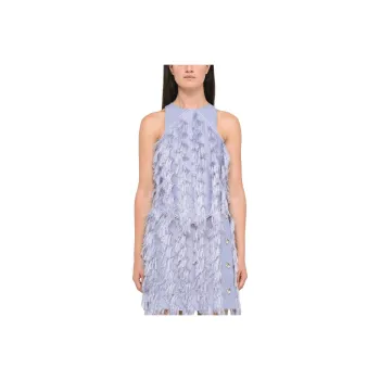 GANNI Sleeveless Dress Women's Purple