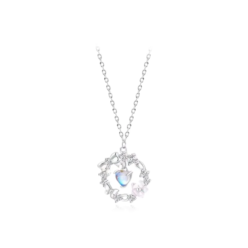 GIFU Colored Glaze Jade Necklaces Women's-0