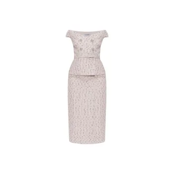 Self portrait SS25 Short Sleeved Dress Women's Pink