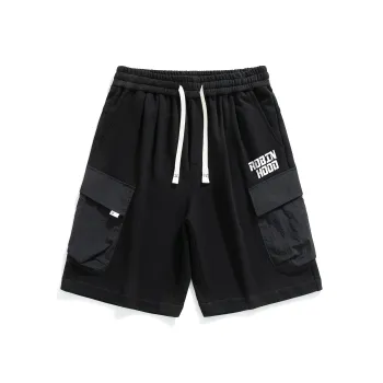 ROBINHOOD Casual Shorts Unisex Black