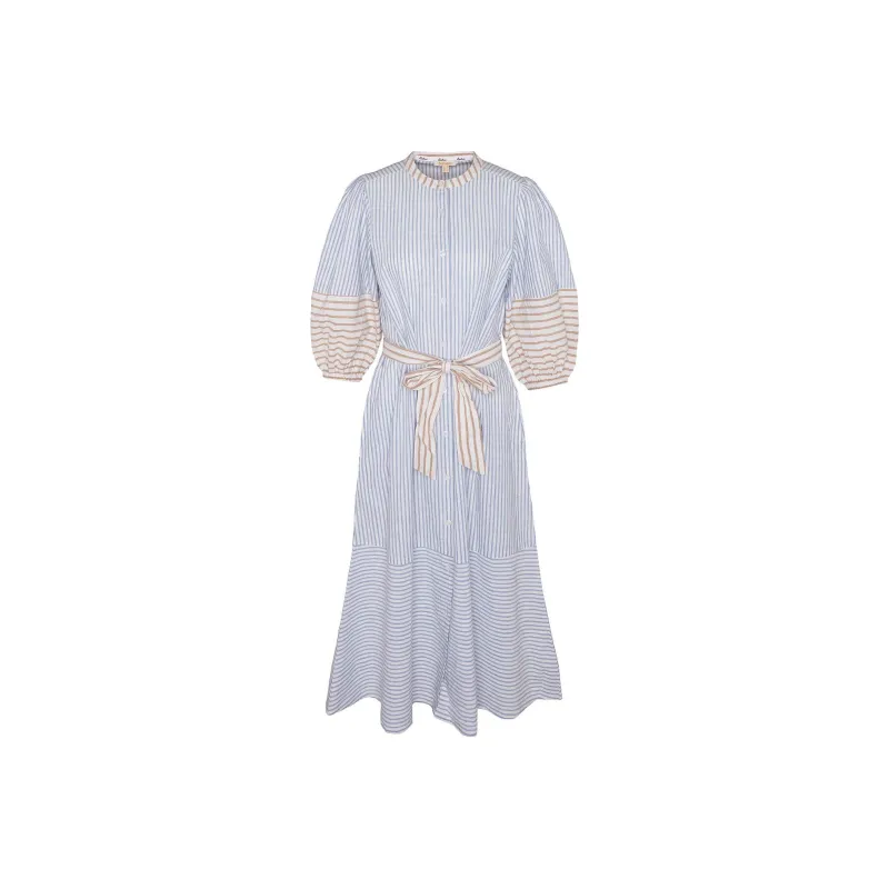 BARBOUR FW24 Long-Sleeved Dresses Women's Blue-0
