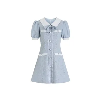 JOSR Short-Sleeved Dresses Women's Blue