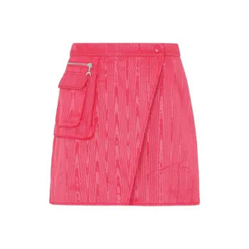 Marine Serre Casual Short Skirts Women's Pink