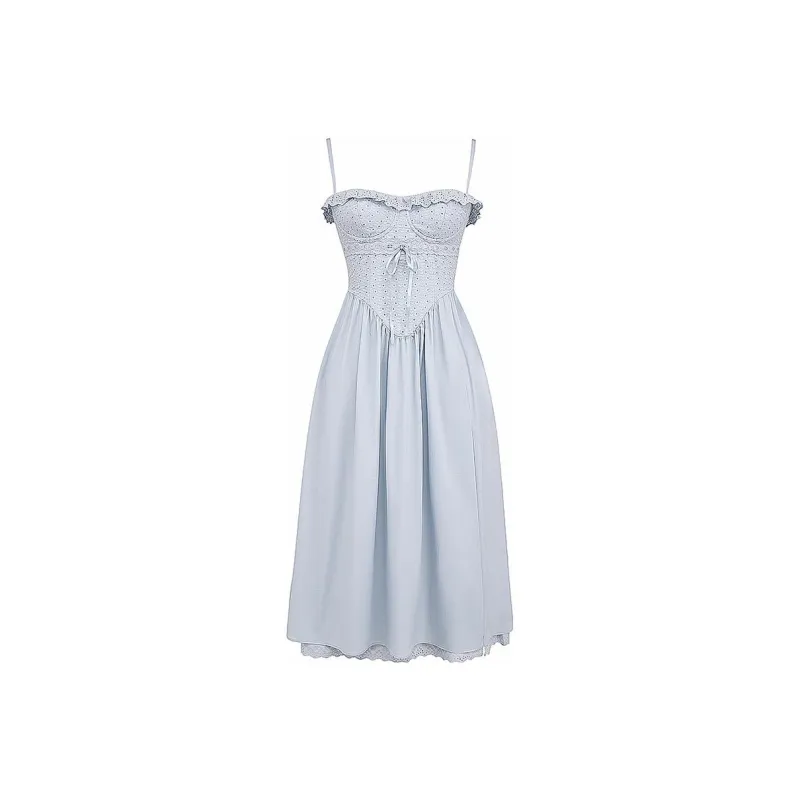 HOUSE OF CB SS23 Jaime Collection Slip Dresses Women's Pink Blue-0