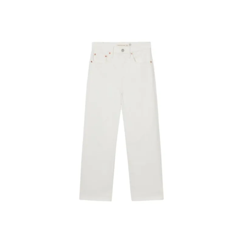 Levis Jeans Women's White-0