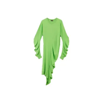 Broadcast Long-Sleeved Dresses Women's Neon Green