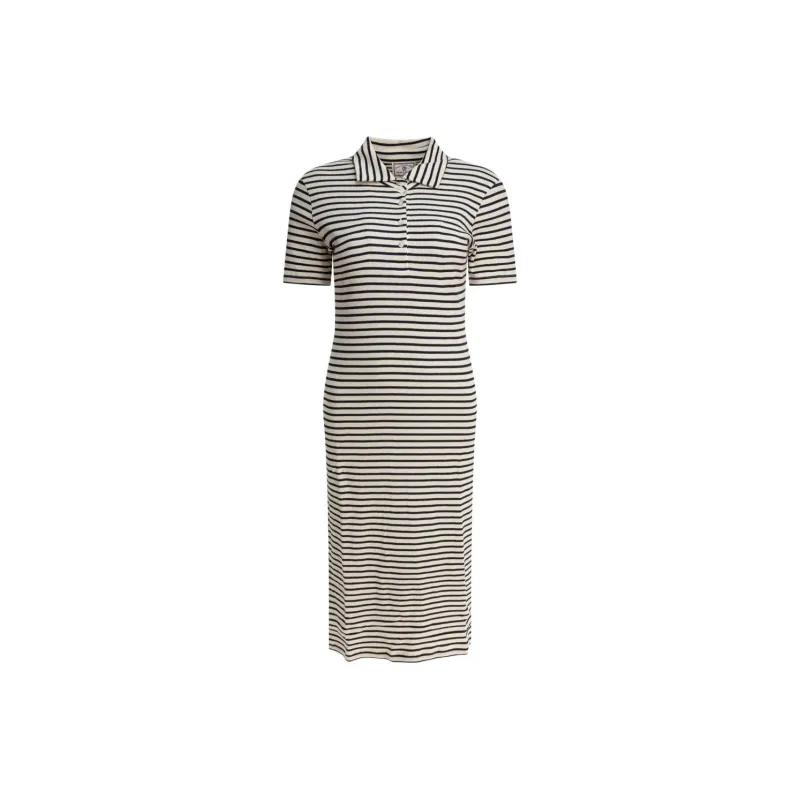 INES DE LA FRESSANGE Short Sleeved Dress Women's Beige-0