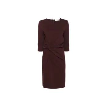 Lanvin Twist detail Midi Dress