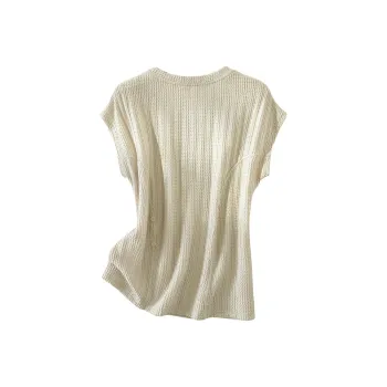 IHIMI T Shirt Women's Beige Yellow