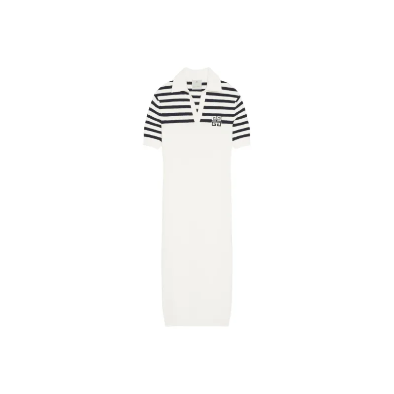 Givenchy 4G Striped Polo Dress-0