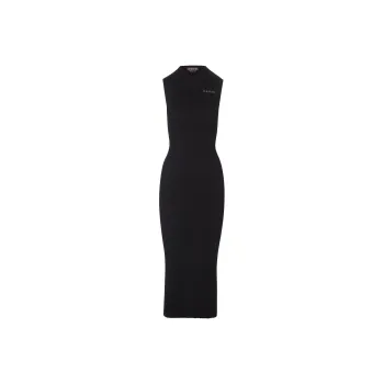 MARNI Long Ribbed Dress 'Black'