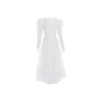 Marie Elie Long-Sleeved Dresses Women's Light Green