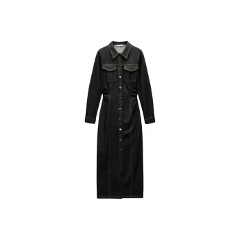 ZARA Long Sleeved Dresses Women's Black