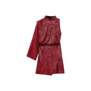 ZARA Long-Sleeved Dresses Women's Red