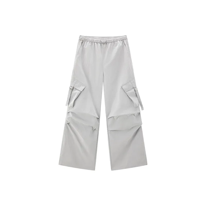 LEDIN Cargo Pants Women's Silver-0