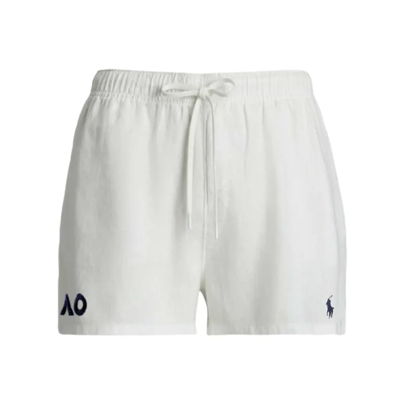 Polo Ralph Lauren 2025 Australia Tennis Open Commemoration Capsule Collection FW24 Casual Shorts Women's White-0
