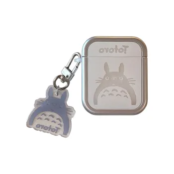 Baohuguang Compatibility Apple AirPods 2/3/4/Pro 2 TPU Fashion Minimalist Style Totoro Headphone Cases