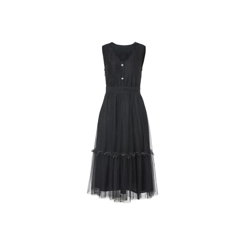 BADINA Sleeveless Dress Women's Black-0