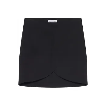 Balenciaga Circle Mini Skirt 'Black'