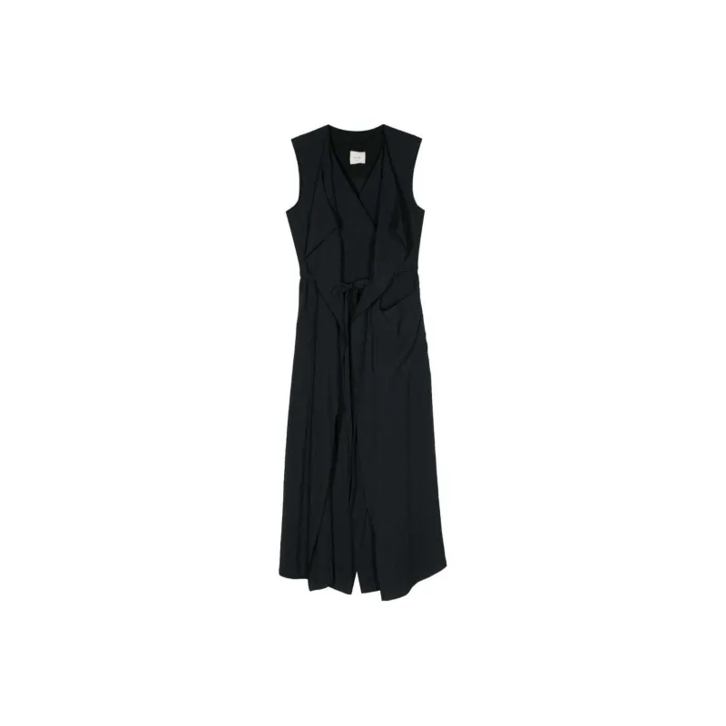 ALYSI Ruffled Wrap Maxi Dress-0