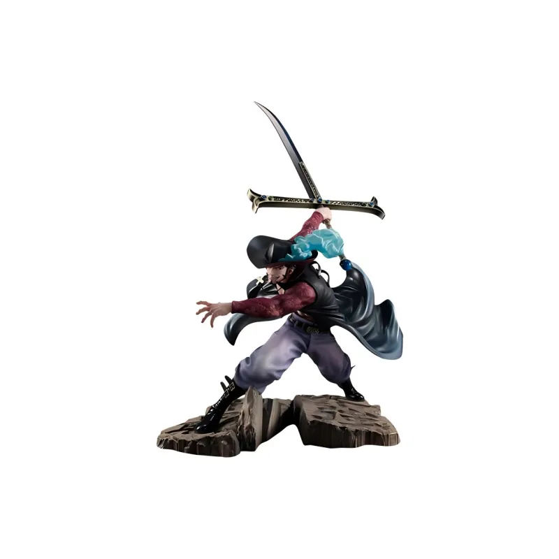 MegaHouse Jorakol Mihawk Pop Max One Piece Hawkeye Scale Figures-0