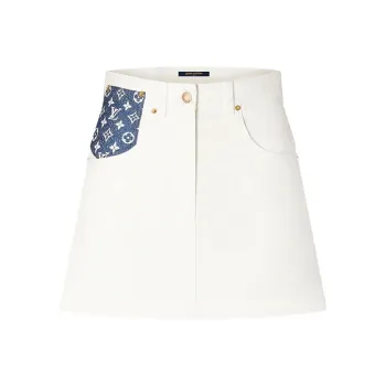 LOUIS VUITTON SS22 Casual Short Skirts Women's White