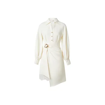 AUI Long Sleeved Dresses Women's Apricot