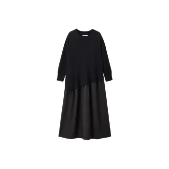 UNIQLO Long Sleeved Dresses Women's Black