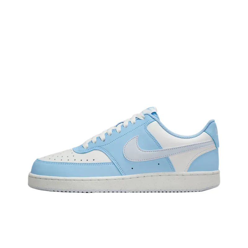Nike Court Vision Low Top Casual Shoes Women's Blue-0