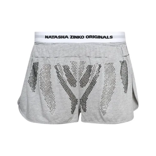 NATASHA ZINKO Rhinestone embellished Shorts