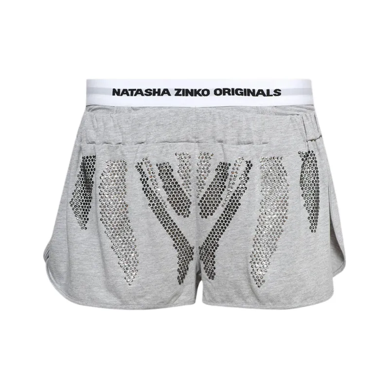 NATASHA ZINKO Rhinestone embellished Shorts-0